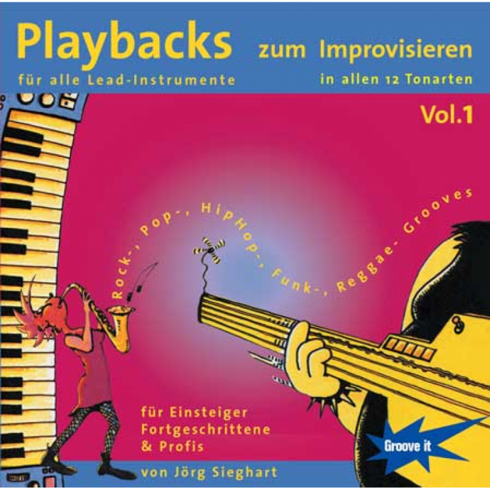 Playbacks zum Improvisieren Jazz Vol.1 - In allen 12 Tonarten